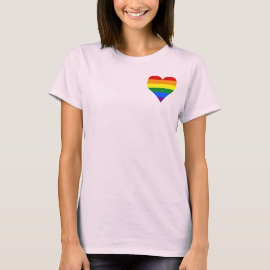 LGBT pride-jas T-shirt (Voorkant)