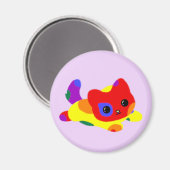 LGBT+ Pride Katmagneet Magneet (Voorkant / Achterkant)
