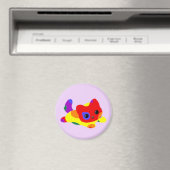 LGBT+ Pride Katmagneet Magneet (Insitu (Vaatwasser))