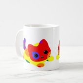 LGBT+ Pride Kattenmok Koffiemok (Voorkant links)