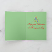 LGBT+ Pride kerstboom Kaart met kerstmis (Binnen)