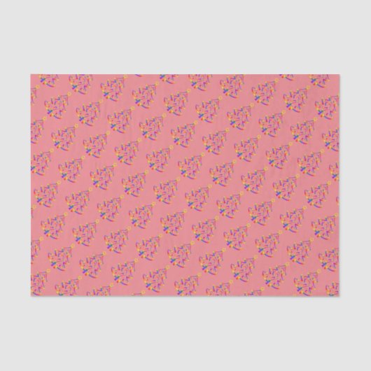 LGBT+ Pride-kerstboompapier voor kerstbomen Tissuepapier (Voorkant)