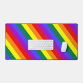 LGBT Pride Kleuren Strepen Bureaumat (Keyboard & Muis)
