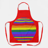 LGBT Pride Kleuren Vrouwen Schort (Voorkant)