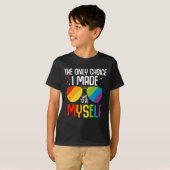 LGBT Pride kleurrijke regenboog Zonnebrillen Eigen T-shirt (Voorkant volledig)