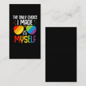 LGBT Pride kleurrijke regenboog Zonnebrillen Eigen Visitekaartje (Voorkant / Achterkant)