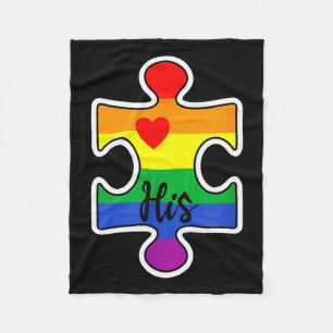 Lgbt Pride Koppel Matching Valentijnsdag Zijn Gay Fleece Deken