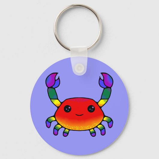 LGBT+ Pride Krabben Sleutelhanger (Voorkant)