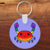 LGBT+ Pride Krabben Sleutelhanger (Voorkant)