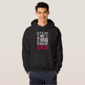 LGBT Pride laat één ding recht in niet Abro Hoodie (Voorkant volledig)