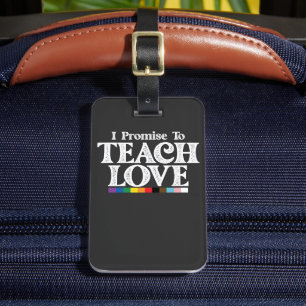 LGBT Pride-leraar die ik beloof dat ik elke liefhe Bagagelabel