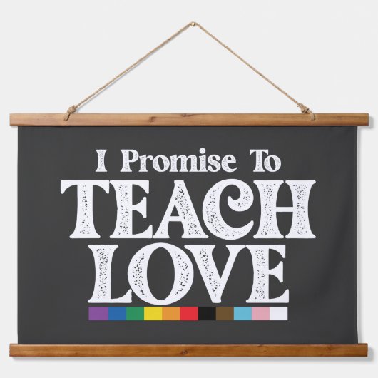 LGBT Pride-leraar die ik beloof dat ik elke liefhe Hangend Wandkleed (Voorkant)