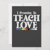 LGBT Pride-leraar die ik beloof dat ik elke liefhe Kaart (Voorkant)