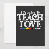 LGBT Pride-leraar die ik beloof dat ik elke liefhe Kaart (Voorkant / Achterkant)