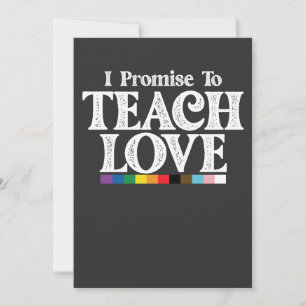 LGBT Pride-leraar die ik beloof dat ik elke liefhe Kaart