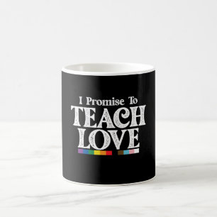 LGBT Pride Leraar Ik Beloof Van Love Gay Te Leren Koffiemok