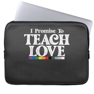 LGBT Pride Leraar Ik Beloof Van Love Gay Te Leren Laptop Sleeve