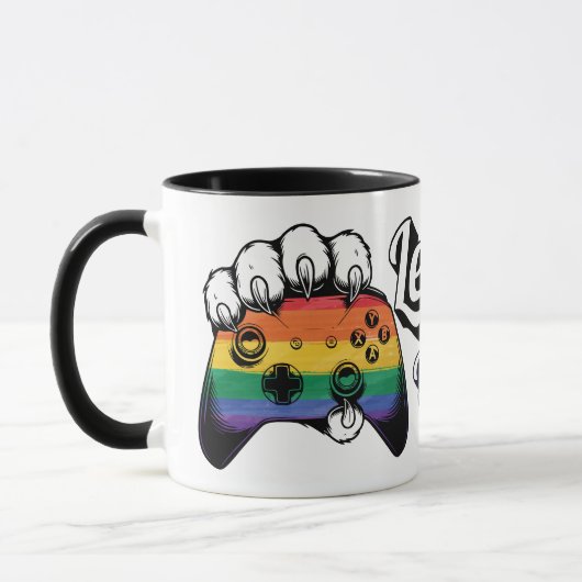 LGBT Pride Level Up Tijgerpoot Controller Mok 2026 (Links)