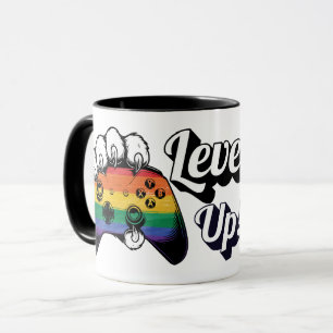 LGBT Pride Level Up Tijgerpoot Controller Mok 2026
