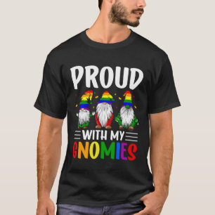 LGBT Pride LGBTQ Rainbow Gnomies Trots met mijn Gn T-shirt