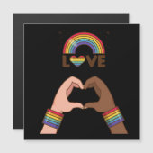 LGBT+Pride. Liefde regenboog. Hart. (Voorkant / Achterkant)