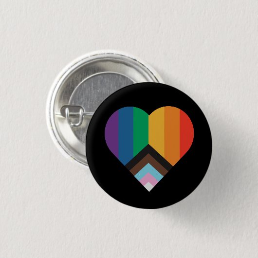 LGBT+pride liefde. Regenboogvlag Button (Voorkant /achterkant)