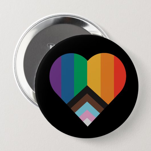 LGBT+pride liefde. Regenboogvlag Button (Voorkant /achterkant)