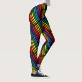 LGBT Pride Love is Love Equality Rainbow Flag Leggings (Rechts)