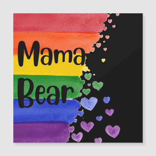 LGBT+pride. Mama beer. Regenboogliefde. (Voorkant)