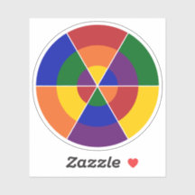 LGBT Pride Moderne Geometrische Regenboog