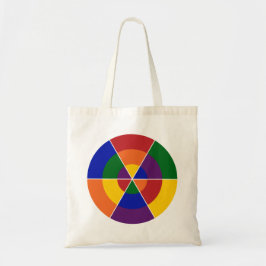 LGBT Pride Moderne Geometrische Regenboog Tote Bag