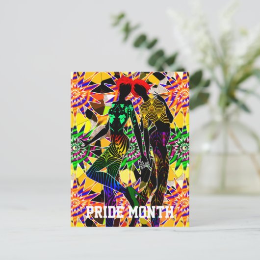 LGBT Pride Month Briefkaart (Staand voorkant)