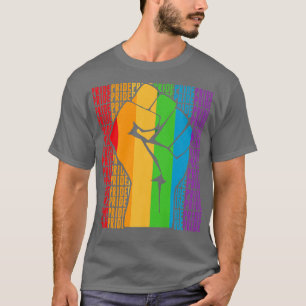 LGBT Pride Month Rainbow Flag Vist Queer LGBTQ Pre T-shirt