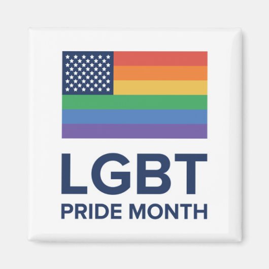 LGBT Pride Month | Verenigde Staten Magneet (Voorkant)
