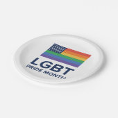LGBT Pride Month | Verenigde Staten Papieren Bordje (Gekanteld)