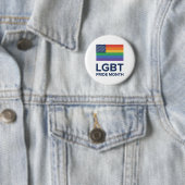LGBT Pride Month | Verenigde Staten Ronde Button 5,7 Cm (In situ)