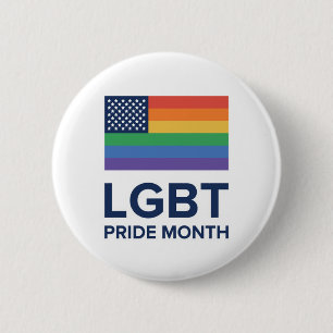 LGBT Pride Month Verenigde Staten Ronde Button 5,7 Cm