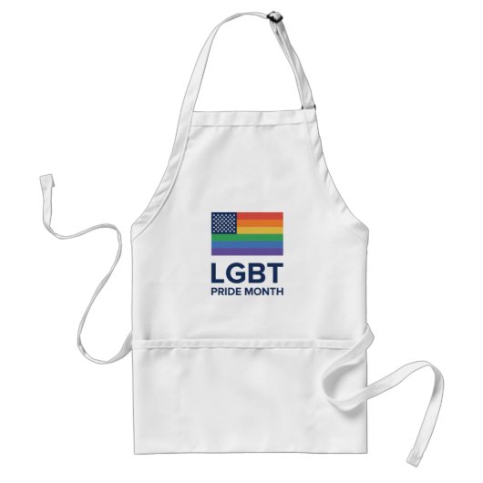 LGBT Pride Month | Verenigde Staten Standaard Schort (Voorkant)