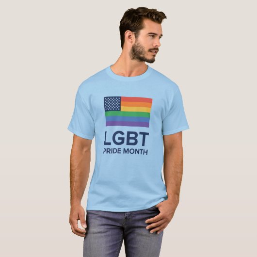 LGBT Pride Month | Verenigde Staten T-shirt (Voorkant volledig)