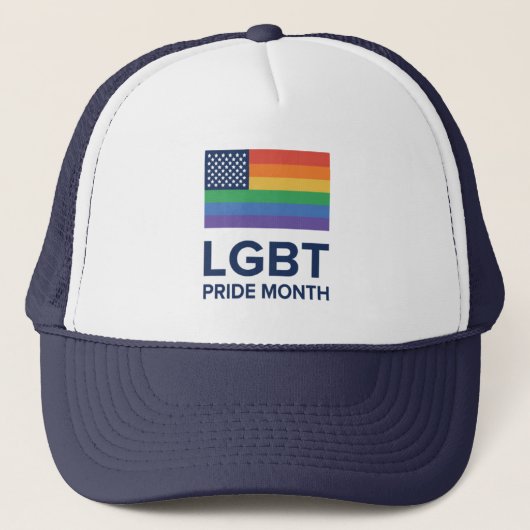 LGBT Pride Month | Verenigde Staten Trucker Pet (Voorkant)