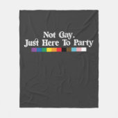 LGBT Pride niet hier alleen maar om partijsteun te Fleece Deken (Voorkant)