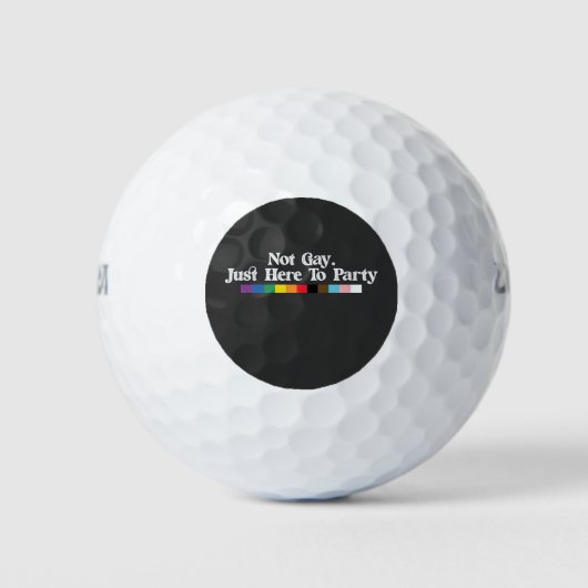 LGBT Pride niet hier alleen maar om partijsteun te Golfballen (Voorkant)