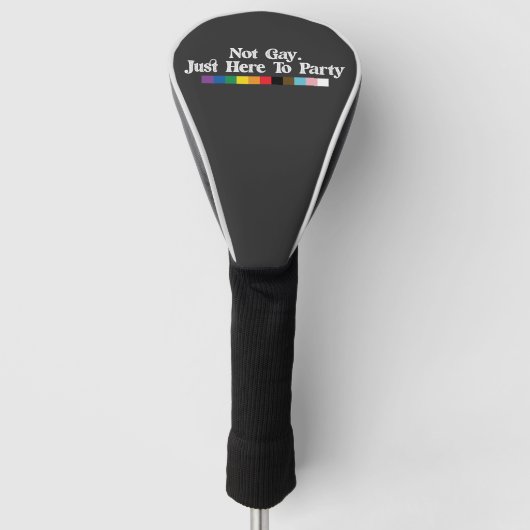 LGBT Pride niet hier alleen maar om partijsteun te Golfheadcover (Voorkant)