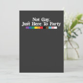 LGBT Pride niet hier alleen maar om partijsteun te Kaart (Staand voorkant)