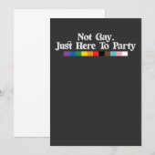 LGBT Pride niet hier alleen maar om partijsteun te Kaart (Voorkant / Achterkant)