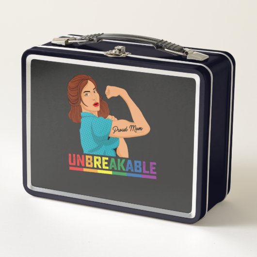 LGBT Pride Onbreekbare Trotse Moeder Homoseksueel (Voorkant)