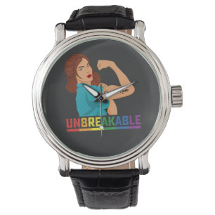 LGBT Pride Onbreekbare Trotse Moeder Homoseksueel  Horloge