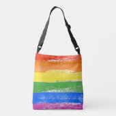 LGBT Pride Paint Crossbody Tas (Achterkant)