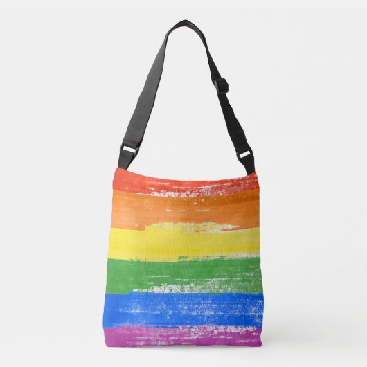 LGBT Pride Paint Crossbody Tas (Voorkant)