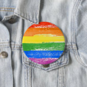 LGBT Pride Paint Ronde Button 4,0 Cm (In situ)